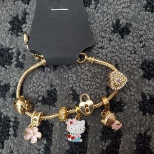 Handmade Custom Pandora Look Alike Charm Bracelet